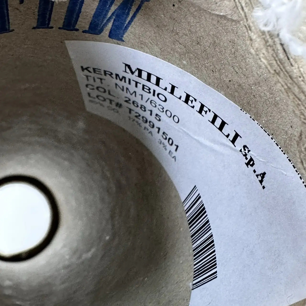 KERMITBIO - Millefili S.p.A.; 80% хлопок, 17% п/а, 3% эластан; 630м/100гр; col. 26815, цвет: белый; S716