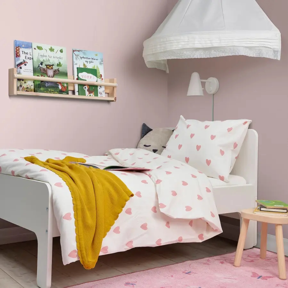 Кровать одноярусная - IKEA SLÄKT/LURÖY/ SLАKT/LURОY/СЛЭКТ/ЛУРОЙ ИКЕА  , 80x200 см, белый