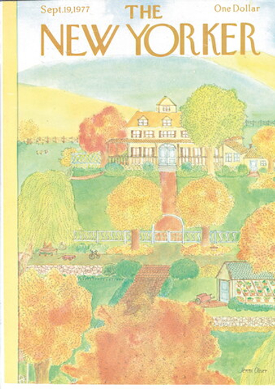 Журнал The New Yorker 19-09-1977, обложка