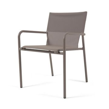 Zaltana Алюминиевый стул для улицы коричневый матовый цвет Испания La Forma