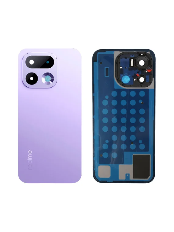 Задняя крышка для Realme 16 Pro Фиолетовая (Purple) со стеклом камеры