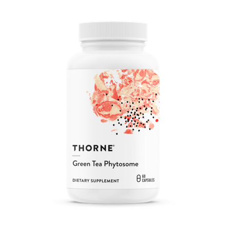 Thorne Research, Фитосома зеленого чая, Green Tea Phytosome, 60 капсул