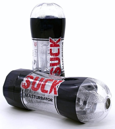Прозрачный мастурбатор-вагина Suck (Цвет: прозрачный)