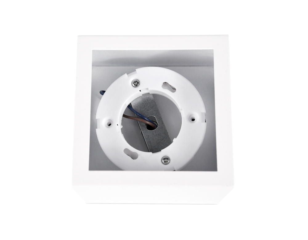 Точечный накладной светильник GX53 TN705 WH белый GX53 100*100*80