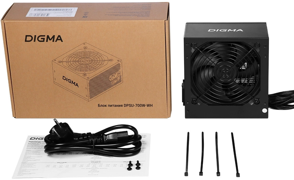 Блок питания ATX Digma DPSU-700W-WH