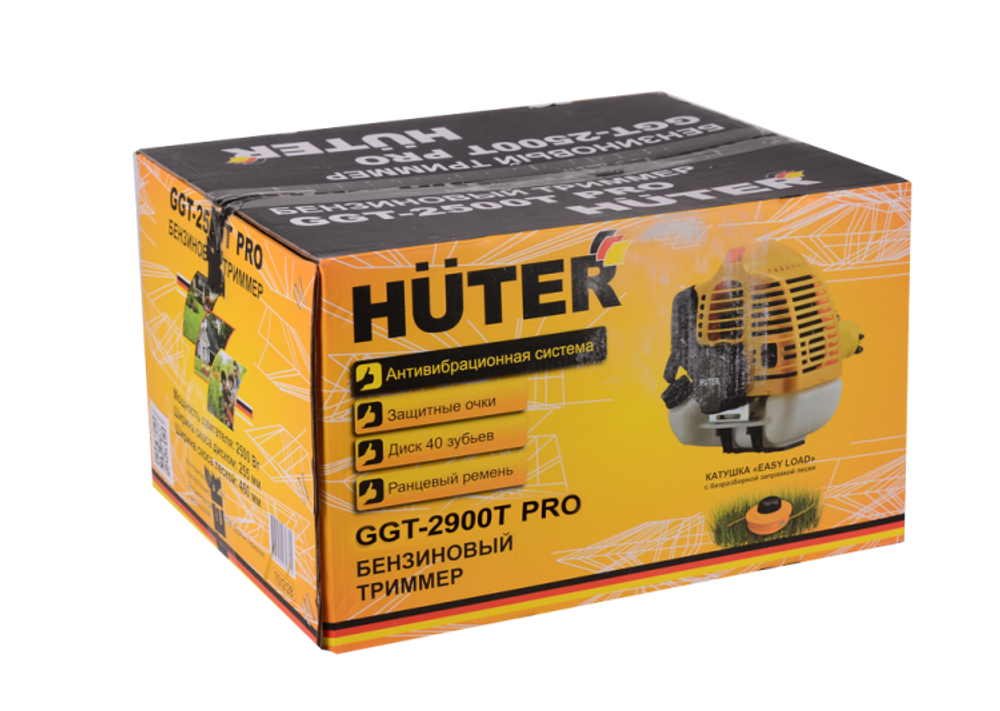 Триммер бензиновый Huter GGT-2900T PRO (с антивибрационной системой)