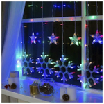 Гирлянда Снежинки и Звезды