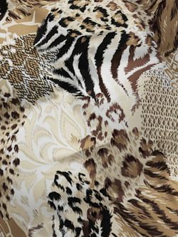 Наволочка комплект 2шт перкаль Сказка "Сафари" 50x70 см на молнии