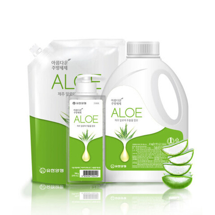 РЕФИЛ Средство для мытья посуды Beautiful Kitchen Detergent Aloe Container, 1200 мл