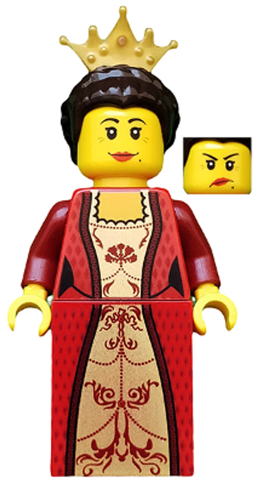 Минифигурка LEGO cas504 Королева (БЕЗ КОРОНЫ)