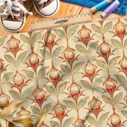 Ткань премиум атлас орнаментальный танец