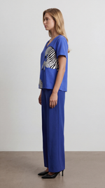 Футболка с принтом зебры