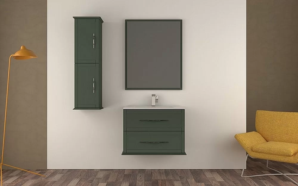 Тумба с раковиной Cezares Tiffany 75 Verde opaco