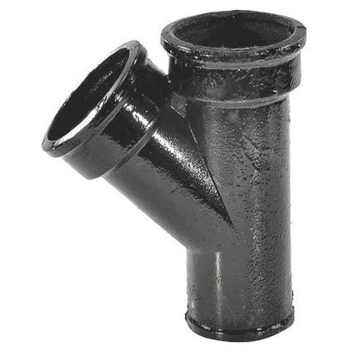Тройник чуг канал б/н Ду150х100х45гр косой ГОСТ 6942-98