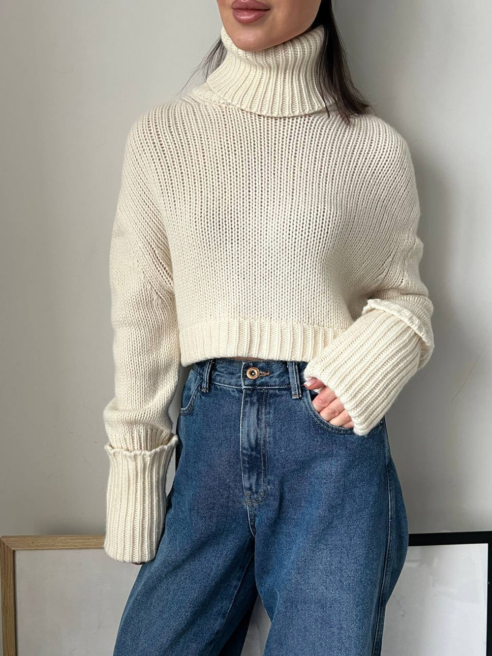 Кашемировый свитер Zara, xs/s