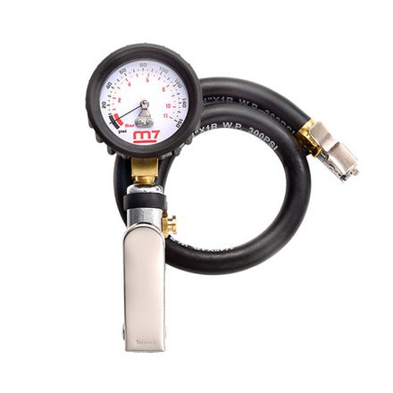 Цена на MIGHTY SEVEN (SB-422) Пистолет для подкачки шин с манометром, 11 бар