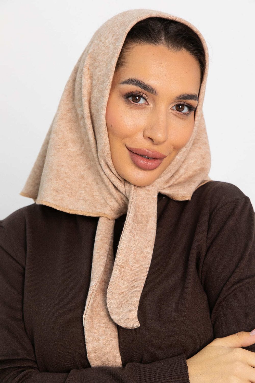 Косынка с завязками (бежевая) КЗВ1-23М LT Collection