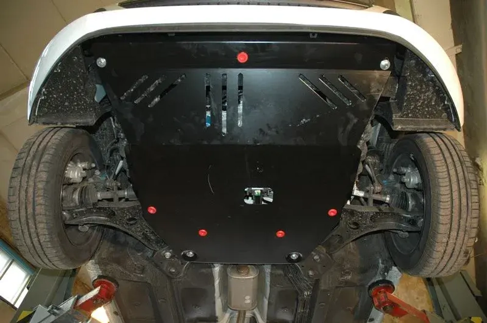 Защита картера и КПП Sheriff для Kia Picanto II (TA) 2011-2017 арт.11.2082 V1