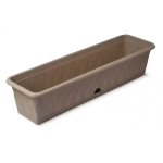 Ящик для растений Сиена 81см с поддоном серый С174-03-СЕР (комплект 5 шт)