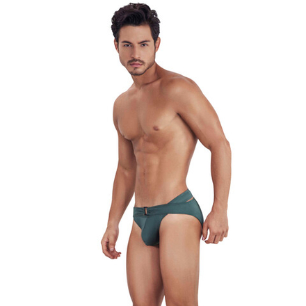 Мужские трусы брифы зеленые Clever Moda FLASHING BRIEF 145410