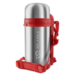 Термос универсальный (для еды и напитков) Relaxika 201 (1,2 литра), стальной