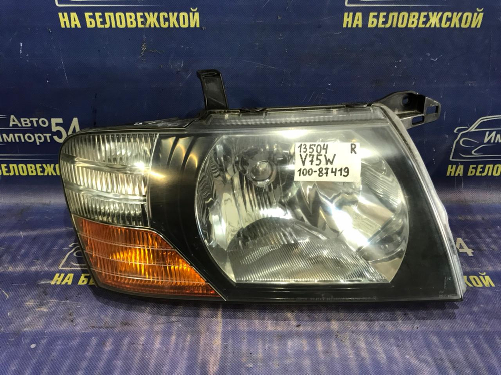 Фара передняя правая MITSUBISHI PAJERO 1999-2002