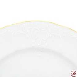 Набор тарелок Bernadotte Белый узор 17 см(6 шт)