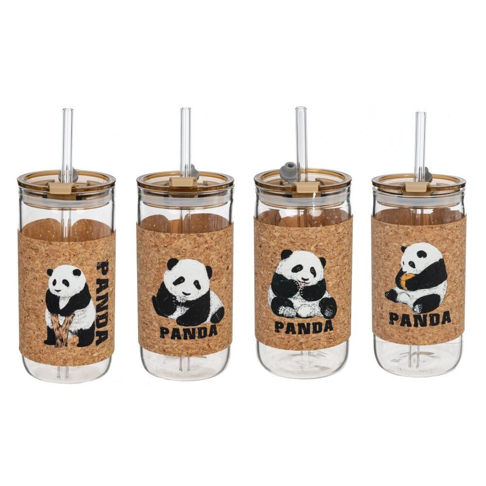 GAEM Бутылка с трубочкой, 410 мл, L7 W7 H15 см, 4в.