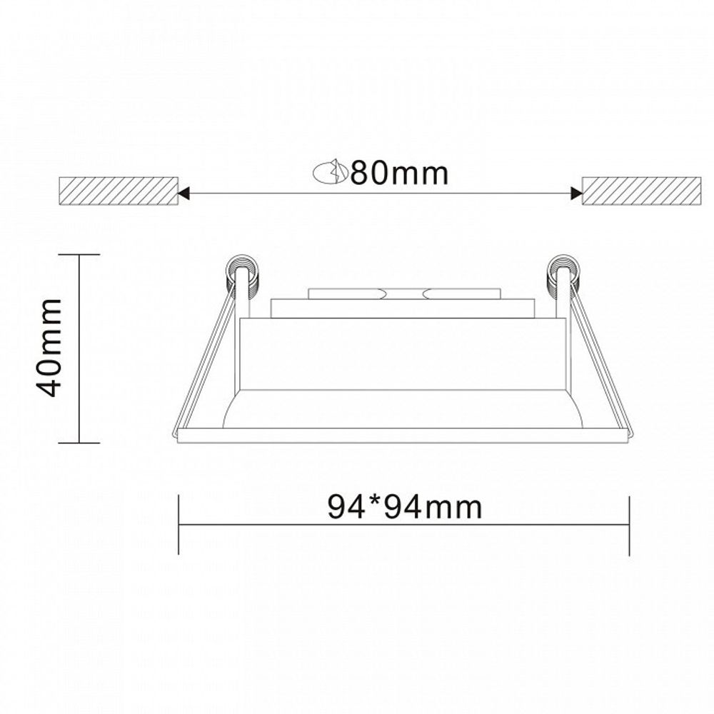Встраиваемый светильник ST-Luce Misura ST208.418.01