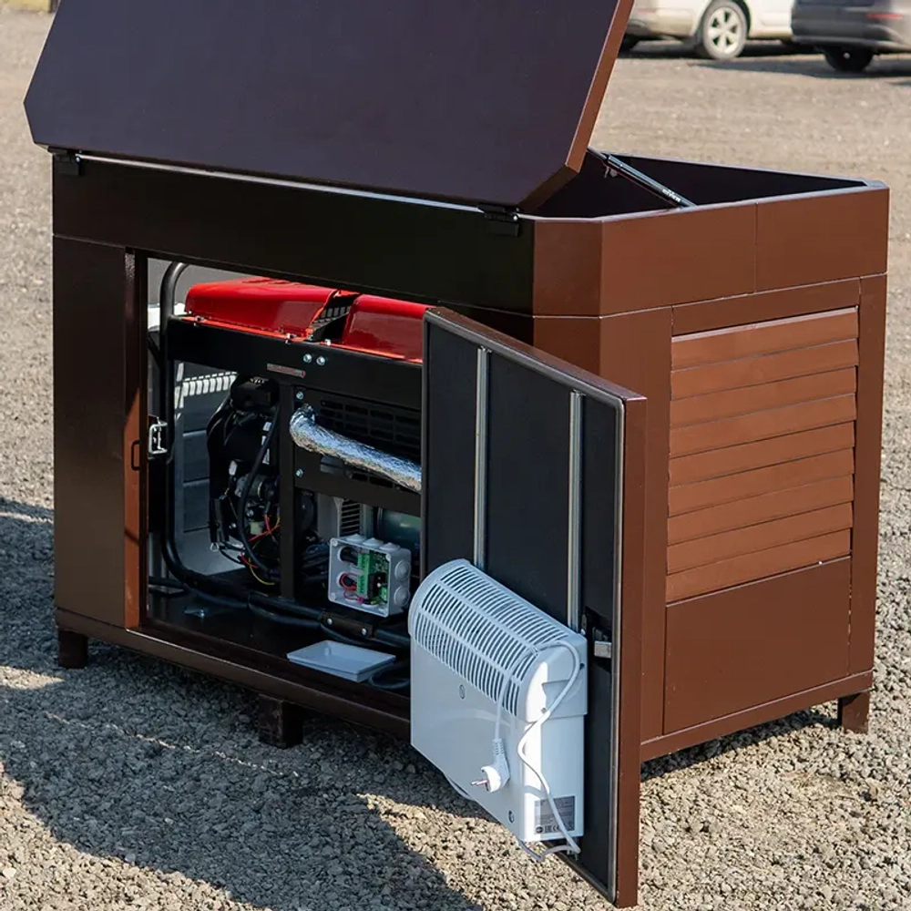 Кожух для генератора Geon Premium 1400W зимний RAL 8017 GP1400W8017