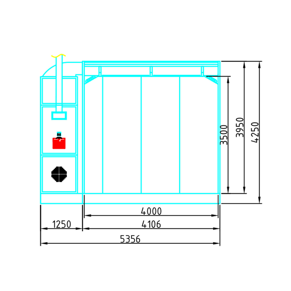 WDK-210H Окрасочно-сушильная камера