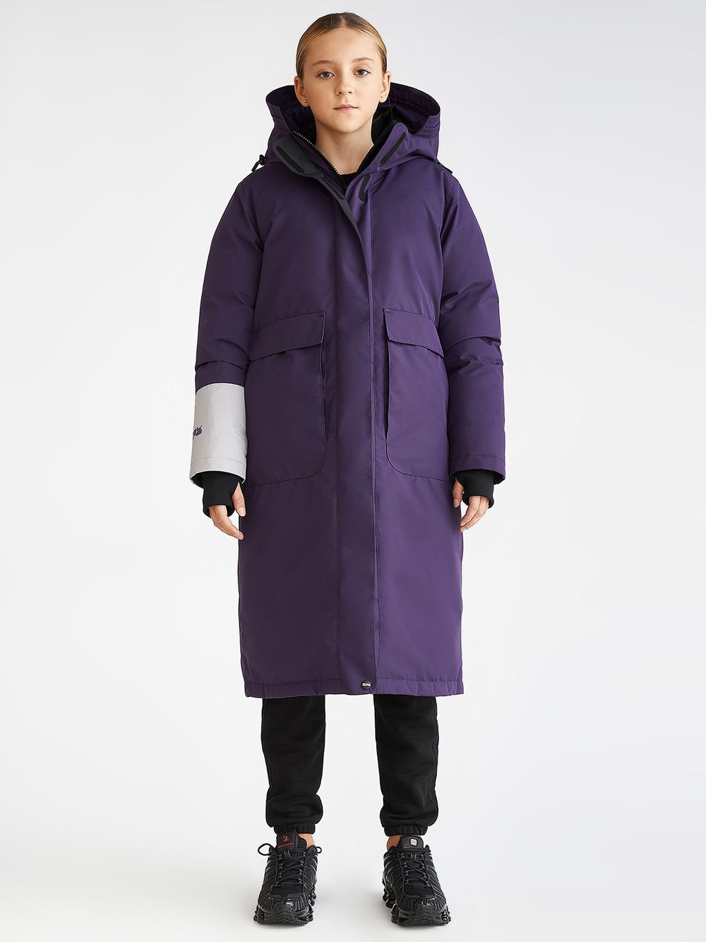 Куртка для девочки пуховая BASK juno LIATRIS фиолетовый