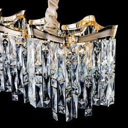 Citilux Моника CL308202 Люстра хрустальная подвесная Золото