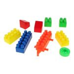 Пластмассовый игрушечный набор Конструктор 250 деталей, упакет полиэтилен пакет РР 2015-037