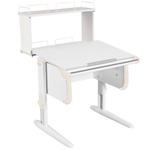 Растущая парта Дэми СУТ 24 с задней двухъярусной полкой СУТ.14.250 (750×880 мм)