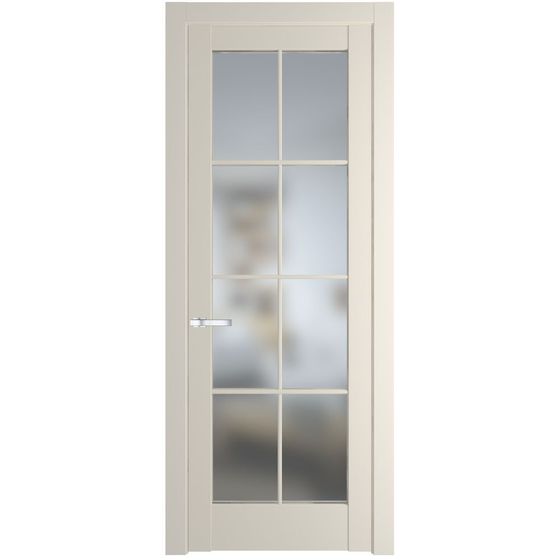 Межкомнатная дверь эмаль Profil Doors 4.1.2 (р.8) PD кремовая магнолия стекло матовое