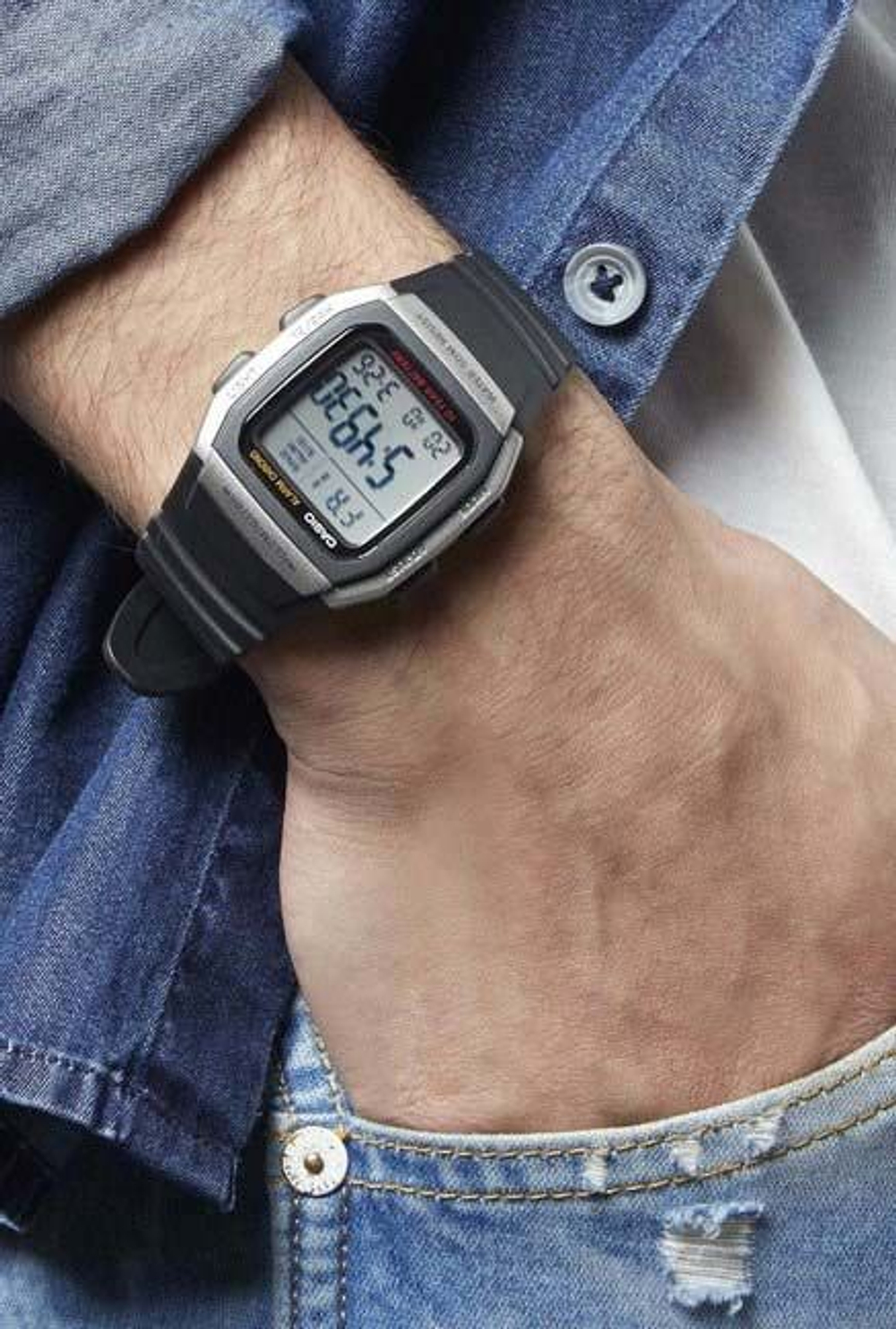 Японские наручные часы Casio Collection W-96H-1A