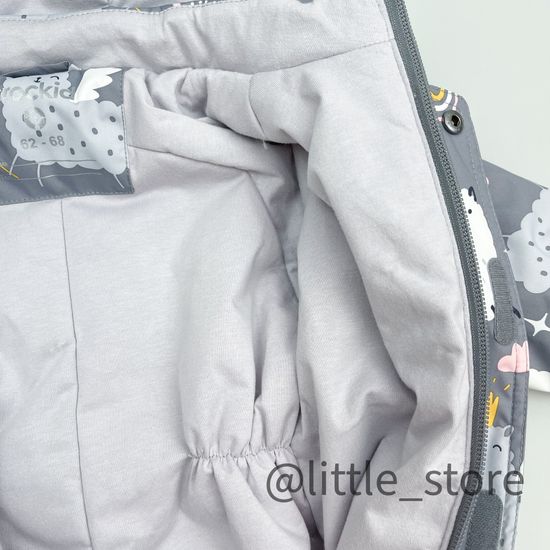 Комбинезон демисезонный "Ламы" серый