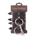 Черные однослойные наручники из натуральной кожи (Цвет: черный)