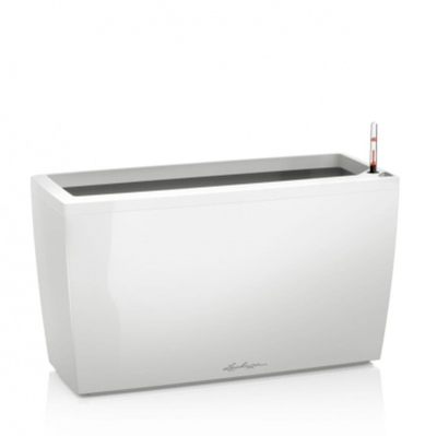 Кашпо с автополивом Lechuza Cararo 75 белый