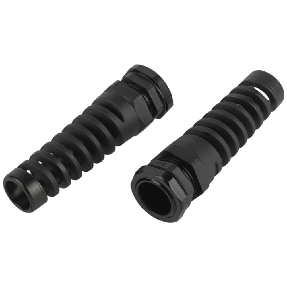 Кабельный ввод сальник ЭРА NO-224-254 с гибким отводом PGR 21 (d отв.28.3 мм/d провод.13-18 мм) IP54 (упаковка 5 штук)