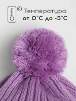 Шапка для девочки осенняя и снуд вязаный