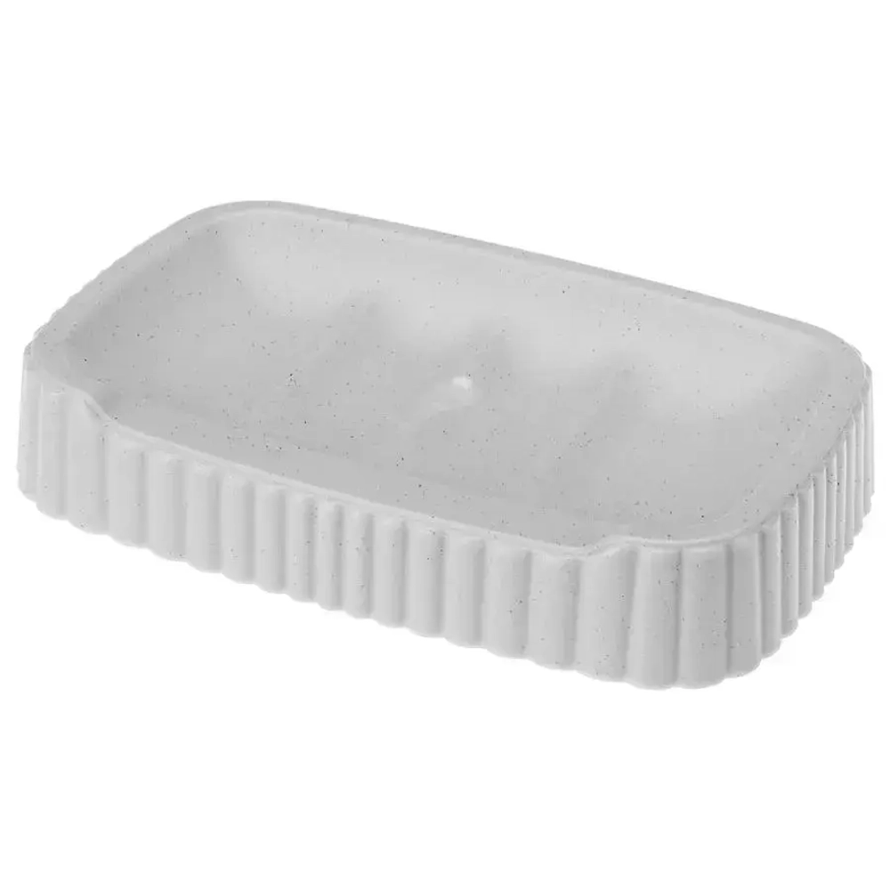 МЫЛЬНИЦА VELVET 138х25 ММ (Светло-серый флэк)