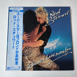 Винтажная виниловая пластинка LP Rod Stewart Blondes Have More Fun (Japan 1978) (Obi) The Best Days Of My Life