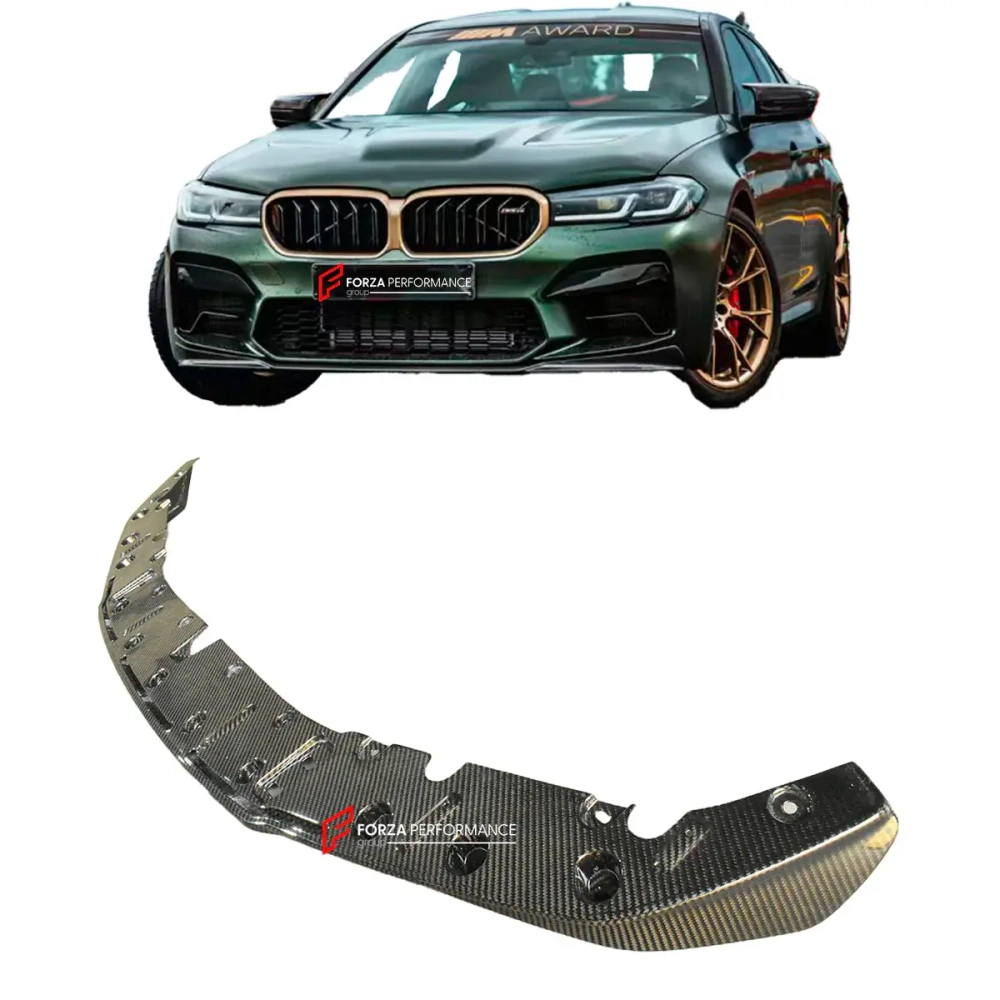 Карбоновая губа переднего бампера для BMW M5 F90 Рестайлинг 2020-2023 CS БМВ
