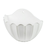 Кашпо "Хризантема" настенное 1л (бел)