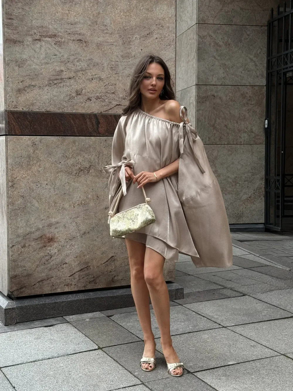 Платье Облако, Бежевое