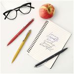 Ручка шариковая автоматическая Schneider "K15" синяя, 1,0мм, корпус желтый