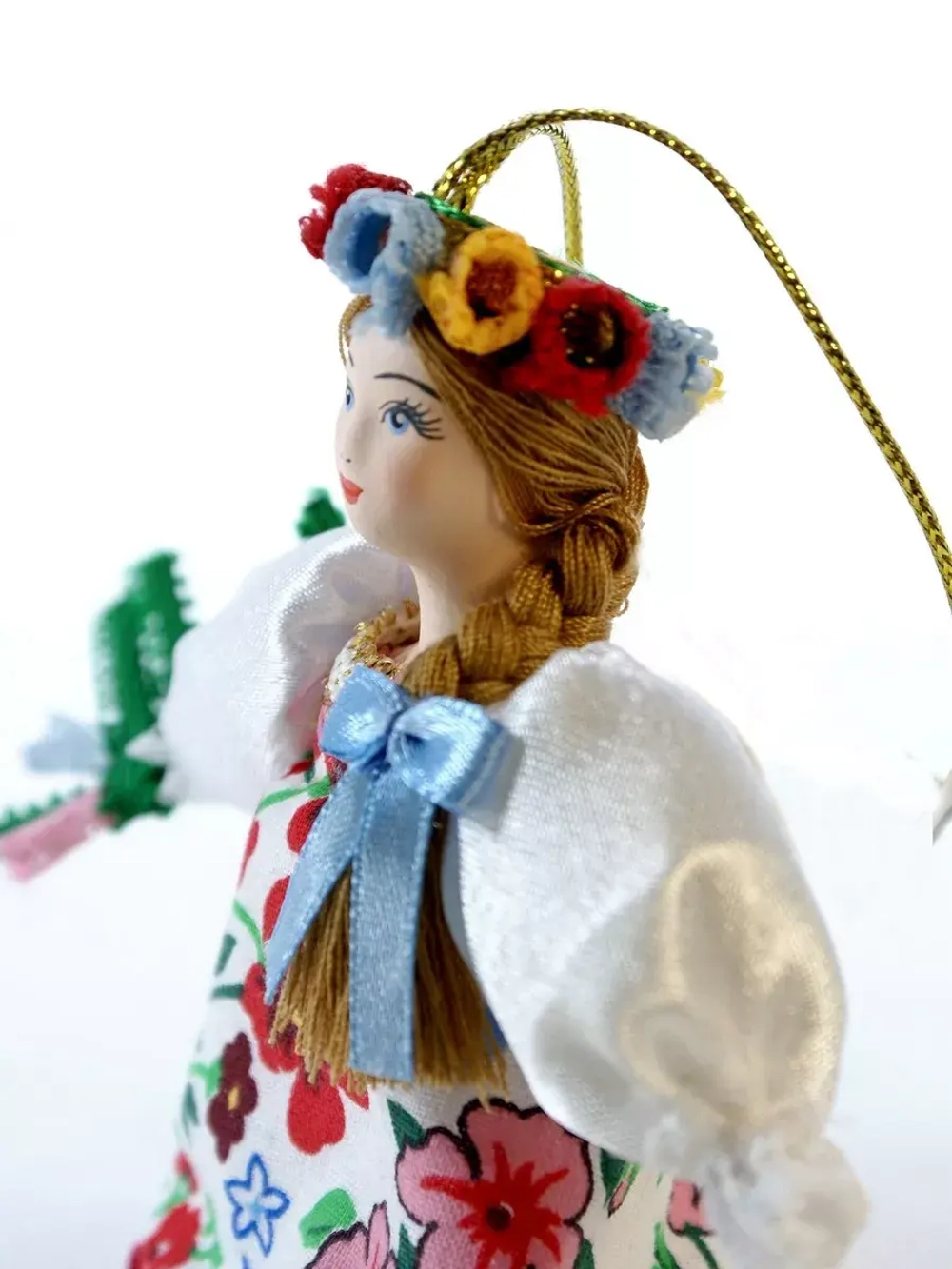 Кукла фарфоровая на елку