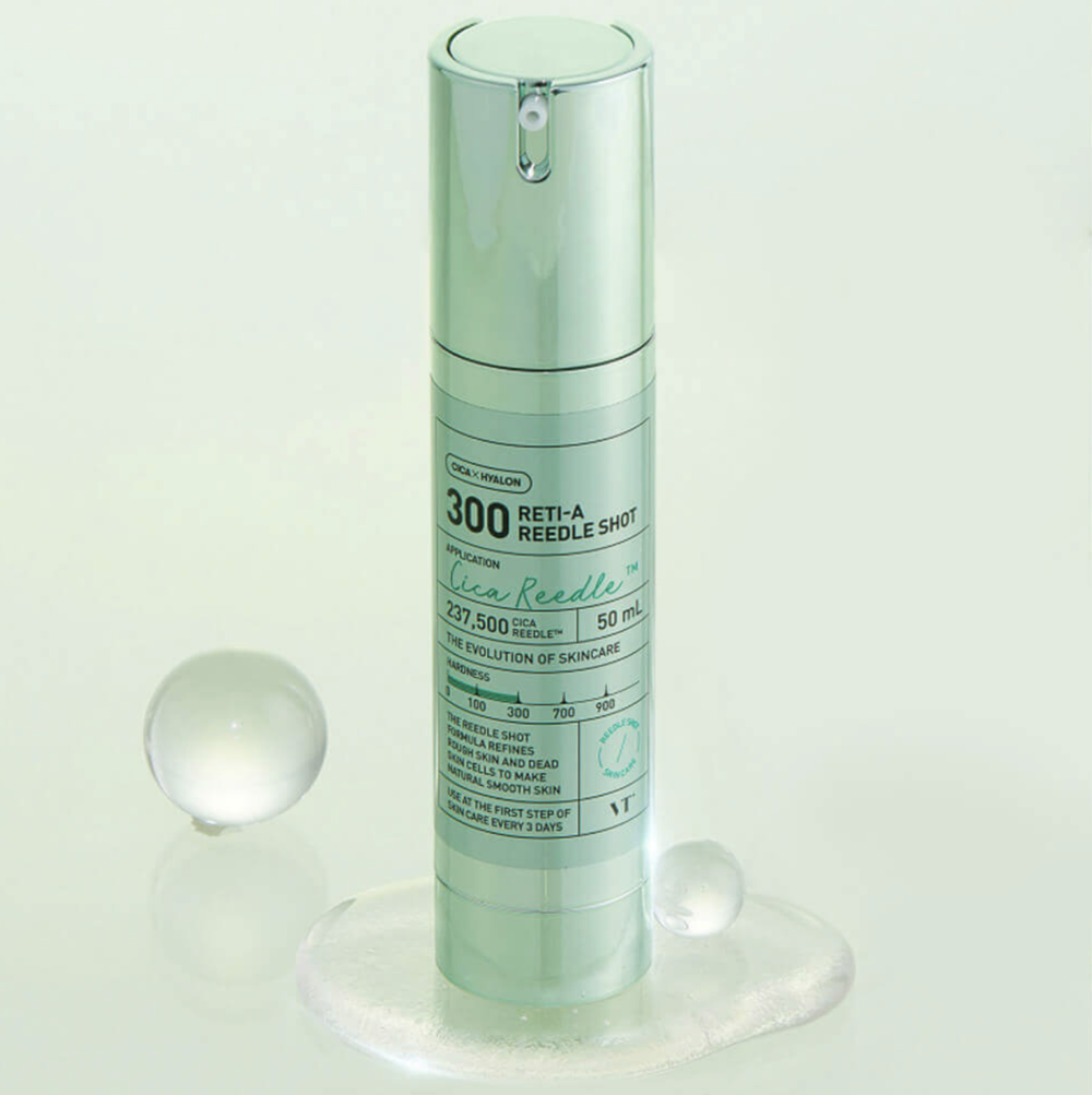 VT Cosmetics Reti-A Reedle Shot 300 интенсивная бустер-сыворотка с микроиглами и ретинолом